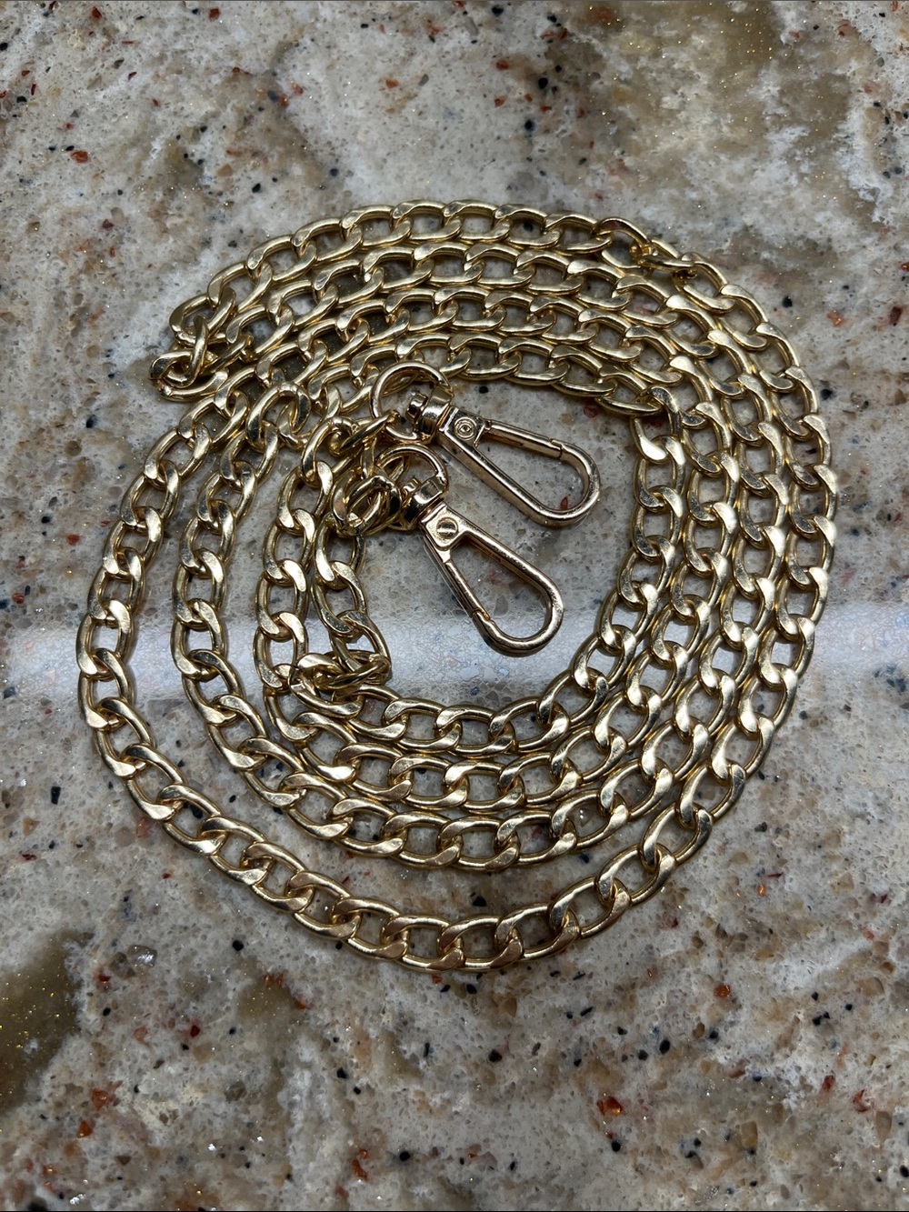 Gold Chain Strap for Women Bags - Removable Shoulder/Crossbody Strap